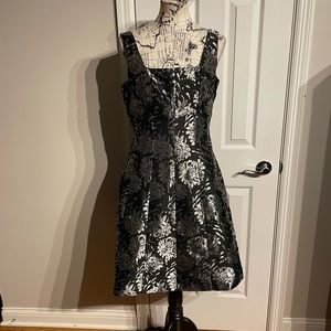 ✈️Brocade Jacquard panels Pleated Overlay Formal Evening Foral Whimsgoth